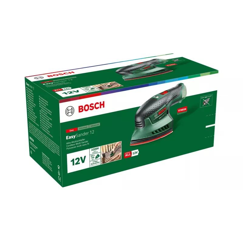 Bosch EasySander 12 Multi slīpmašīna 22000 apgr./min 22000 svārst./min