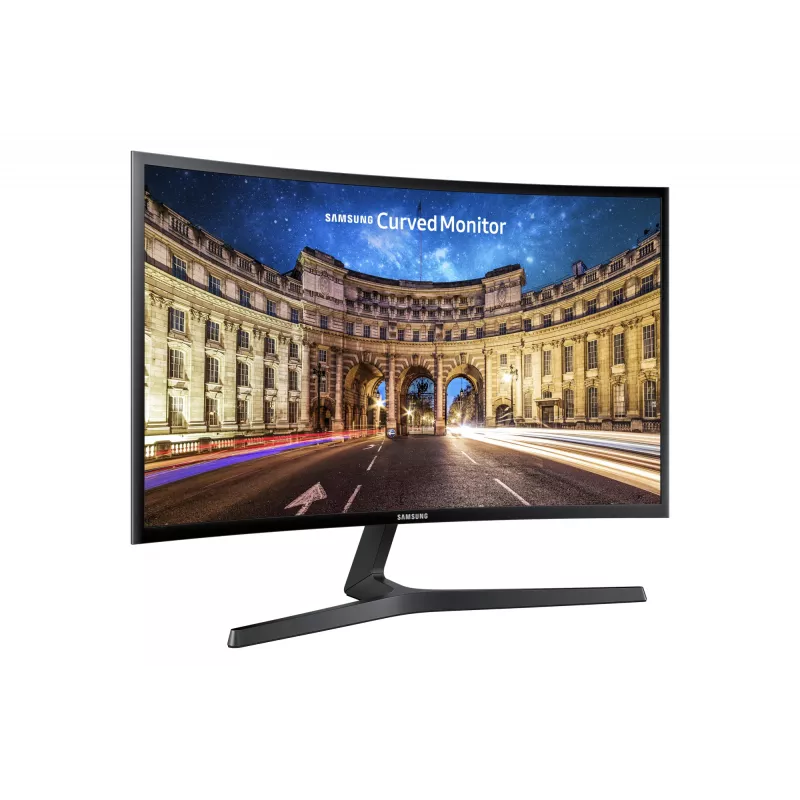 Samsung C24F396FHR datora monitors 59,7 cm (23,5 collas) 1920 x 1080 pikseļi Full HD LED melns