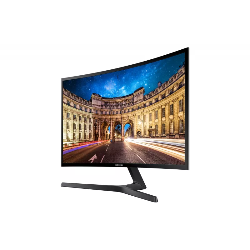 Samsung C24F396FHR datora monitors 59,7 cm (23,5 collas) 1920 x 1080 pikseļi Full HD LED melns