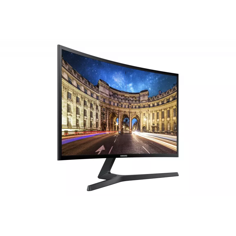 Samsung C24F396FHR datora monitors 59,7 cm (23,5 collas) 1920 x 1080 pikseļi Full HD LED melns