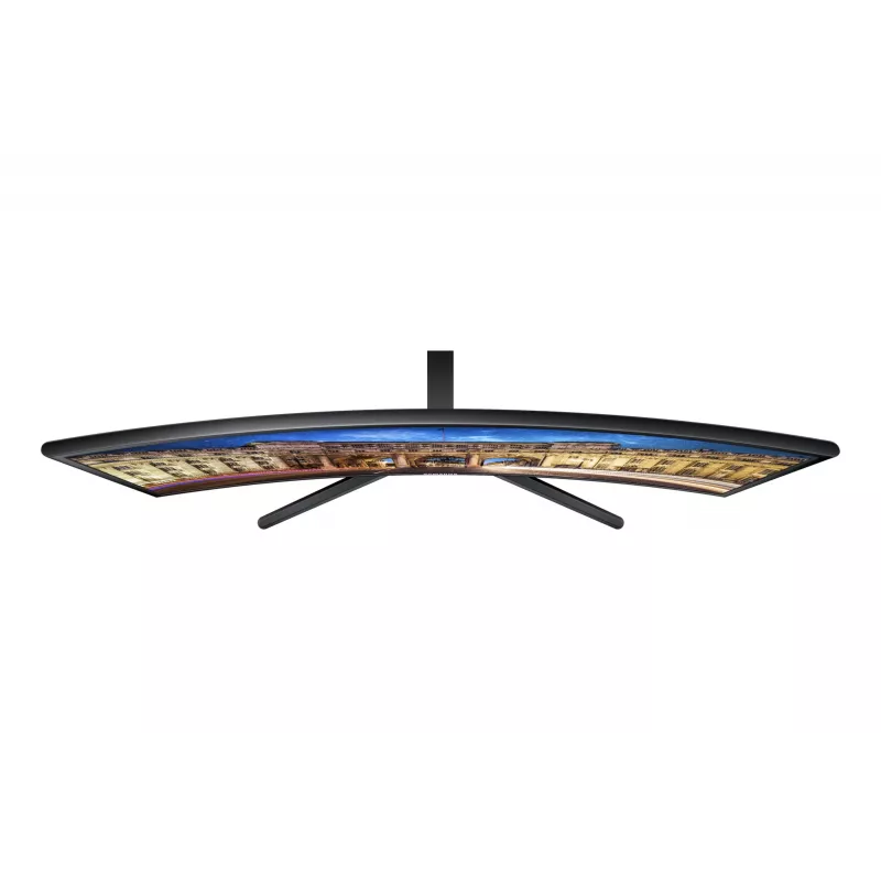 Samsung C24F396FHR datora monitors 59,7 cm (23,5 collas) 1920 x 1080 pikseļi Full HD LED melns