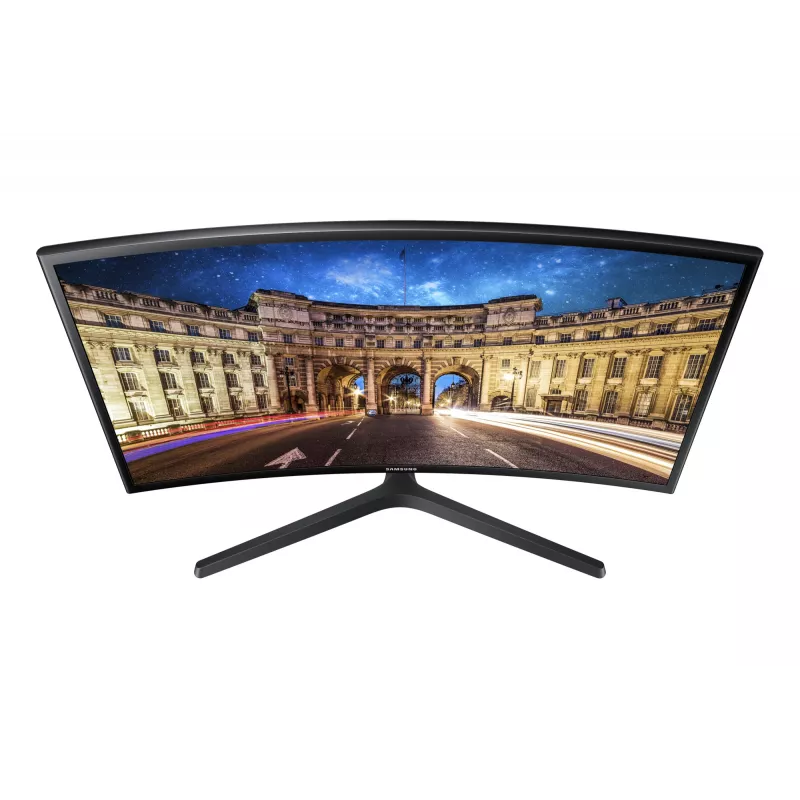 Samsung C24F396FHR datora monitors 59,7 cm (23,5 collas) 1920 x 1080 pikseļi Full HD LED melns