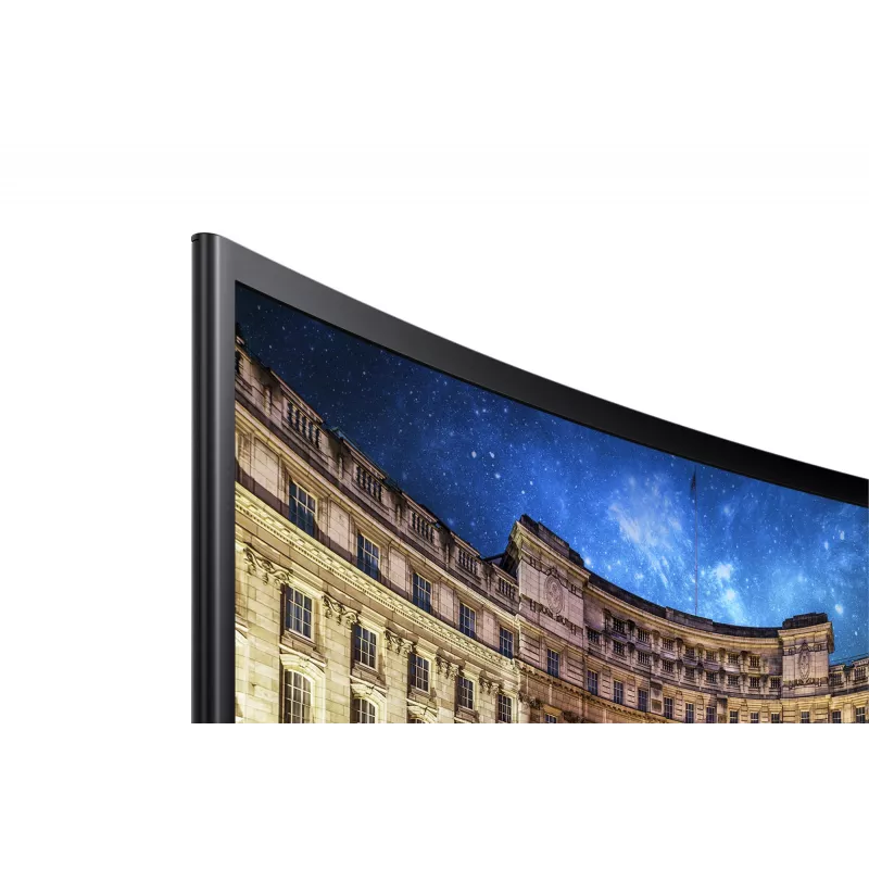 Samsung C24F396FHR datora monitors 59,7 cm (23,5 collas) 1920 x 1080 pikseļi Full HD LED melns