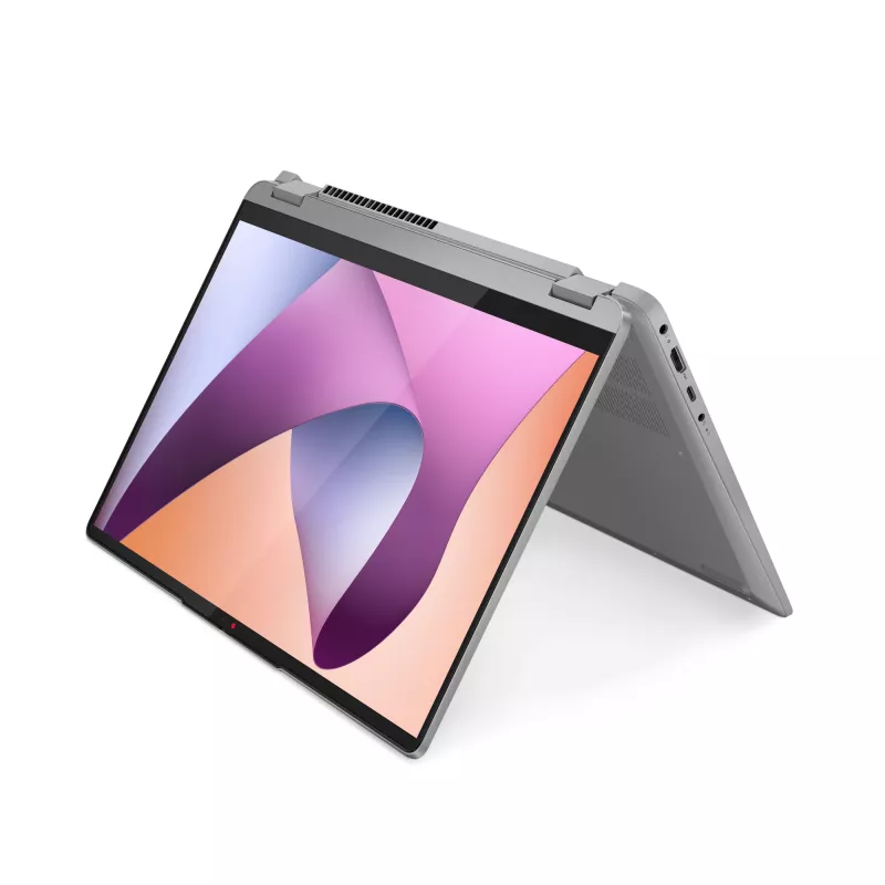 Lenovo IdeaPad Flex 5 14ABR8 AMD Ryzen™ 5 7430U Hybrid (2-in-1) 35,6 cm (14 inch) Touchscreen WUXGA 8 GB LPDDR4x-SDRAM 512 GB SSD Wi-Fi 6 (802.11ax) Windows 11 Home German pelēka