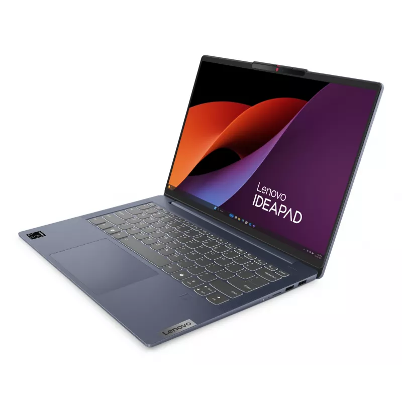 Lenovo IdeaPad plāns 5 14Q8X9 Copilot+ PC Snapdragon X1-26-100 klēpjdators 35,6 cm (14 collas) WUXGA 16 GB LPDDR5x-SDRAM 512 GB SSD Wi-Fi 7 (802.11be) Windows 11 Home vācu valodā zils