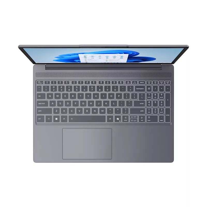 Lenovo IdeaPad plāns 3 15ARP10 AMD Ryzen™ 5 7535HS Klēpjdators 38,9 cm (15,3 collas) WUXGA 16 GB DDR5-SDRAM 1 TB SSD Wi-Fi 7 (802.11be) Windows 11 Home German pelēka