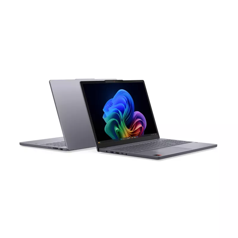 Lenovo IdeaPad plāns 3 15Q8X10 Copilot+ PC Snapdragon X1-26-100 Klēpjdators 38,9 cm (15,3 collas) WUXGA 16 GB LPDDR5x-SDRAM 1 TB SSD Wi-Fi 7 (802.11be) Windows 11 Home Vācu pelēks