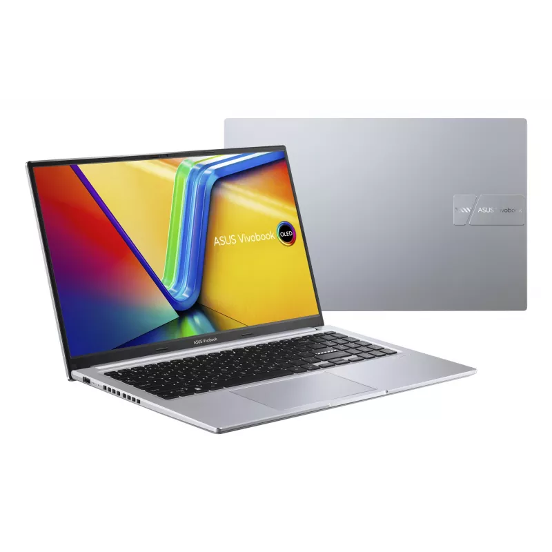 ASUS Vivobook 15 OLED X1505VA-MA925 Intel® Core™ i9 i9-13900H klēpjdators 39,6 cm (15,6 collu) Wide Quad HD+ 8 GB DDR4-SDRAM 512 GB SSD Wi-Fi 6E (802.11ax) Vācu sudrabs