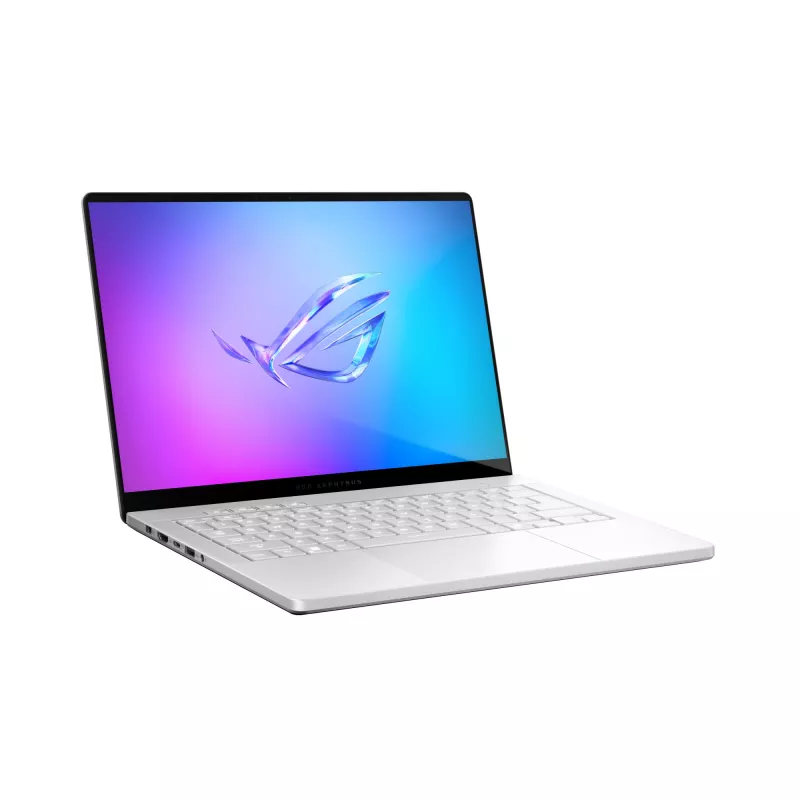 Portatīvais dators ASUS ROG Zephyrus G14 GA403WR — AMD Ryzen AI 9 HX 370, 14 collu WQXGA+ 2880×1800, 32 GB LPDDR5x, 2 TB SSD, RTX 5070 Ti, Windows 11 Home, Balts