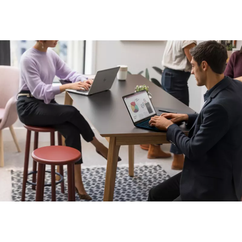 HP EliteBook X G1i Intel Core Ultra 5 226V klēpjdators 35,6 cm (14 collas) WUXGA 16 GB LPDDR5x-SDRAM 512 GB SSD Wi-Fi 7 (802.11be) Windows 11 Pro Sudrabains