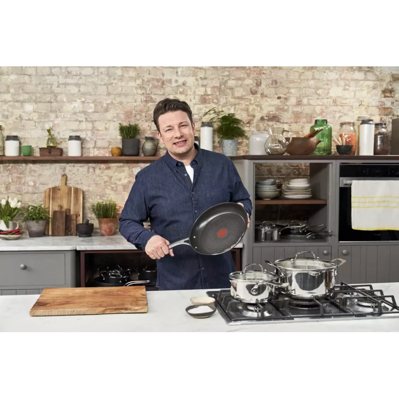 Universāla panna Tefal Jamie Oliver E30404 Nerūsējošais tērauds 900 g