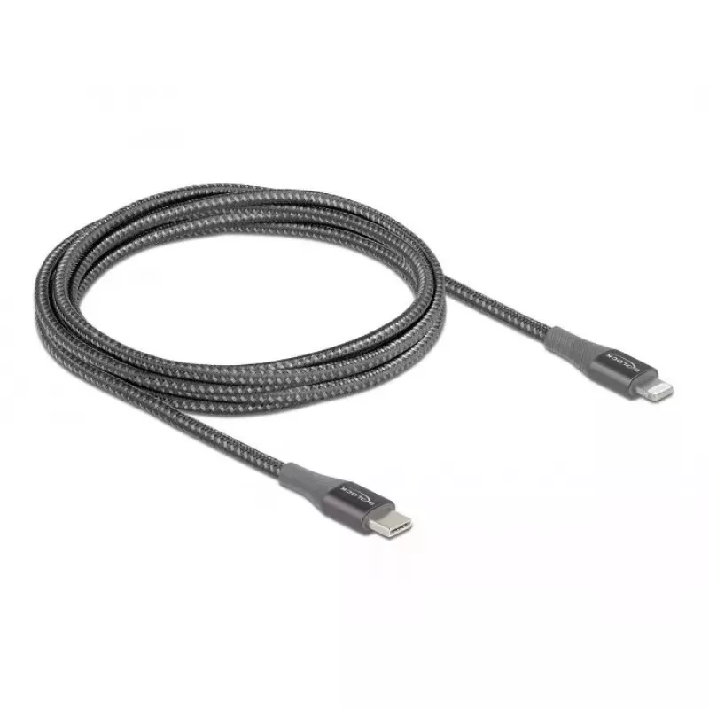 Datu un uzlādes kabelis DeLOCK USB Type-C uz Lightning 86632