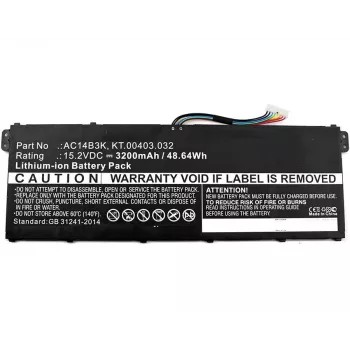 CoreParts klēpjdatora akumulators Acer, Akumulators, Acer, Aspire ES15, Aspire ES1-572, Aspire ES1-572-31LD, Aspire ES1-572-56BP