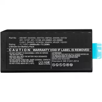 CoreParts MBXDE-BA0185 portatīvā datora rezerves daļa Akumulators