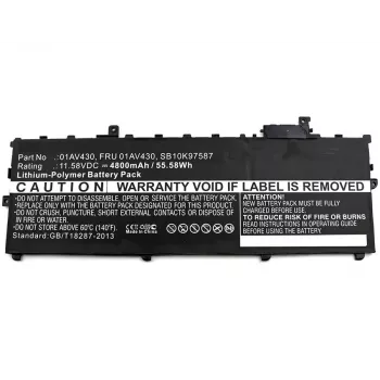 CoreParts portatīvā datora akumulators Lenovo, Akumulators, Lenovo, ThinkPad X1 Carbon 2017