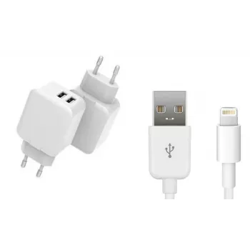 CoreParts MBXUSB-AC0007 mobilo ierīču lādētājs Viedtālrunis Balts Maiņstrāvas Iekštelpu
