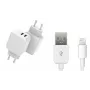 CoreParts MBXUSB-AC0007 mobilo ierīču lādētājs Viedtālrunis Balts Maiņstrāvas Iekštelpu