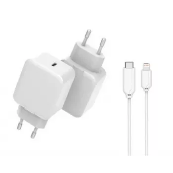 CoreParts MBXUSB-AC0015 mobilās ierīces lādētājs Universāls Balts Maiņstrāvas Ātrā uzlāde Iekštelpām