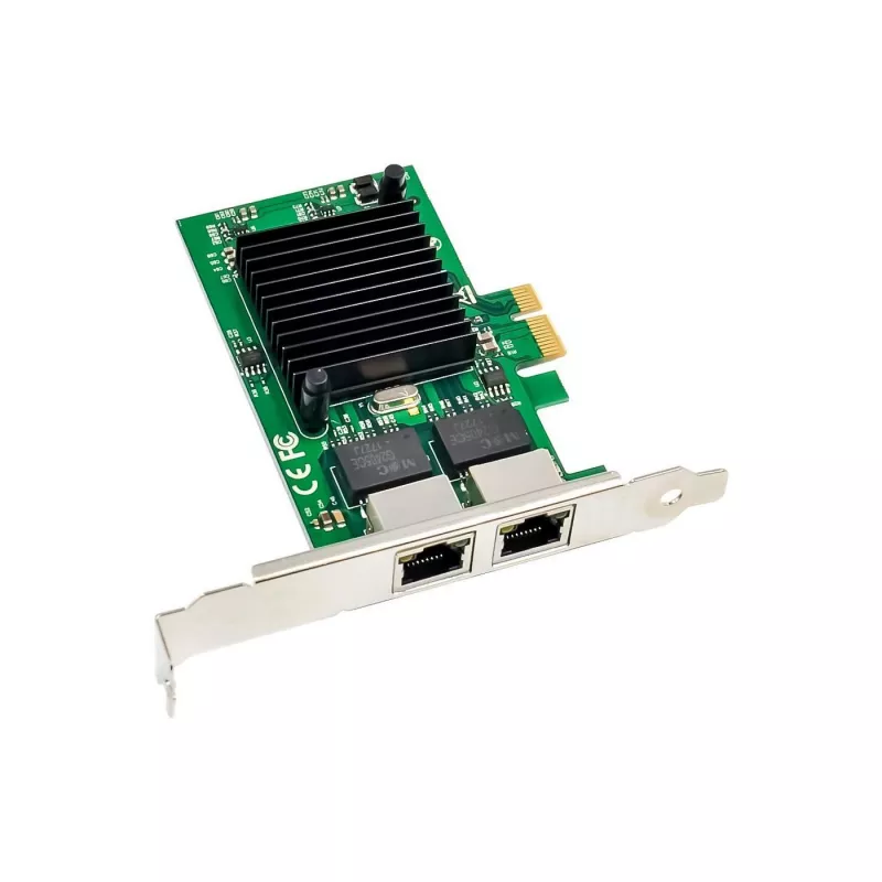 Tīkla karte MicroConnect MC-PCIEX1-82575 PCIe x1 Intel 82575 Ethernet adapteris