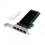 PCIe x1 tīkla karte MicroConnect MC-PCIEX1-82575-Q ar Intel 82575 kontrolieri