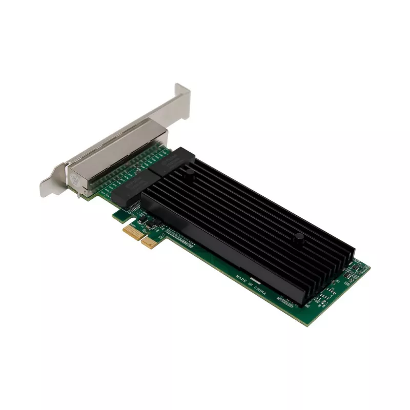 PCIe x1 tīkla karte MicroConnect MC-PCIEX1-82575-Q ar Intel 82575 kontrolieri