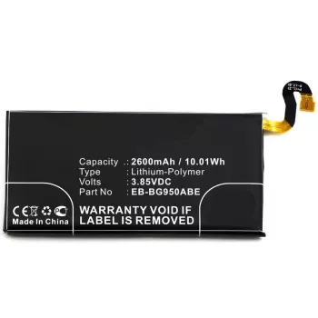 CoreParts MOBX-BAT-SMG950SL mobilā tālruņa rezerves daļa Akumulators Melns