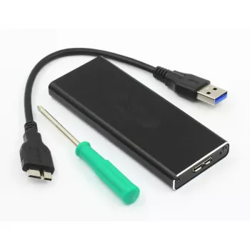 CoreParts MSACSC/USB3.0 atmiņas diska korpuss SSD korpuss Melns