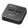 CoreParts MS-CLONER-NVME atmiņas diska dokstacija USB 3.2 Gen 2 (3.1 Gen 2) Type-C melna