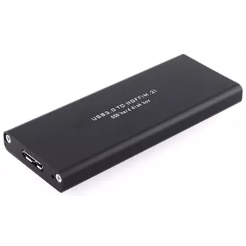 CoreParts MSUB4300 atmiņas diska korpuss HDD/SSD korpuss Melns M.2