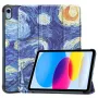 CoreParts TABX-IP10-COVER13 planšetdatora maciņš 27,7 cm (10,9 collas) apvākšs maciņš Zils, Zaļš, Oranžs, Balts, Dzeltens
