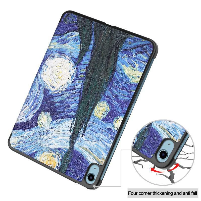 CoreParts TABX-IP10-COVER13 planšetdatora maciņš 27,7 cm (10,9 collas) apvākšs maciņš Zils, Zaļš, Oranžs, Balts, Dzeltens