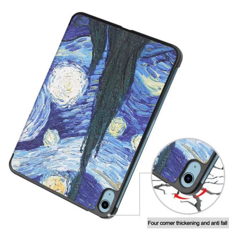 CoreParts TABX-IP10-COVER13 planšetdatora maciņš 27,7 cm (10,9 collas) apvākšs maciņš Zils, Zaļš, Oranžs, Balts, Dzeltens