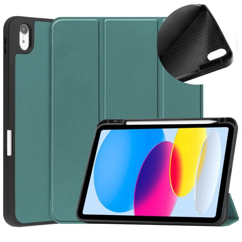 CoreParts TABX-IP10-COVER25 planšetdatora maciņš 27.7 cm (10.9 collas) atlokāms vāciņš zaļš