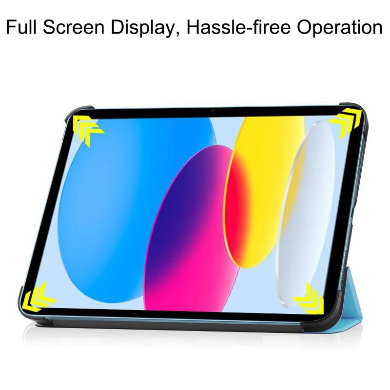 CoreParts TABX-IP10-COVER5 planšetdatora futrālis 27,7 cm (10,9 collas) atvāžams futrālis zils