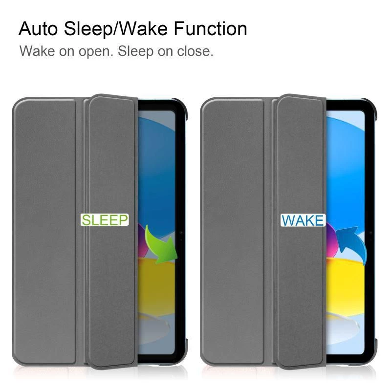 CoreParts TABX-IP10-COVER7 planšetdatora futrālis 27,7 cm (10,9 collas) atvāžamais futrālis pelēks