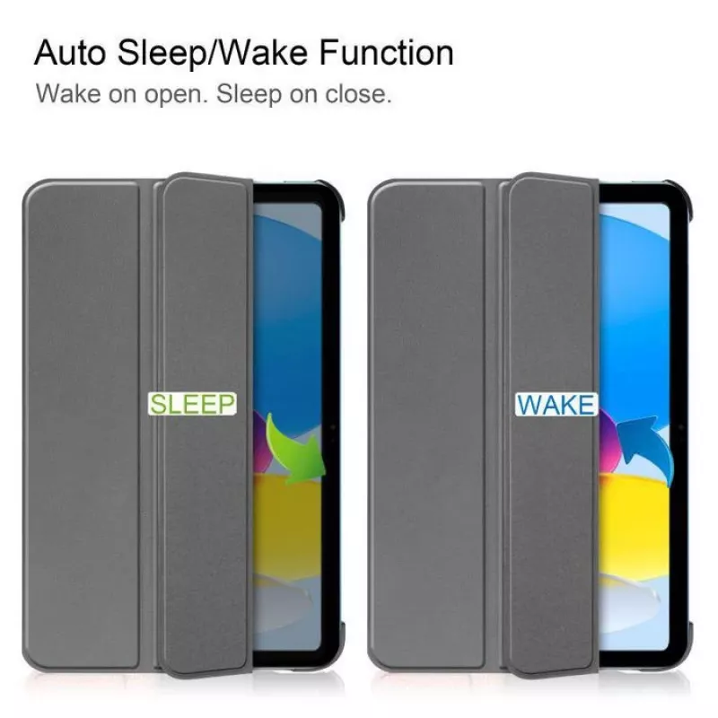 CoreParts TABX-IP10-COVER7 planšetdatora futrālis 27,7 cm (10,9 collas) atvāžamais futrālis pelēks