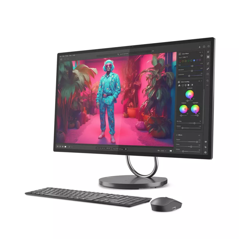 Lenovo Yoga AIO 32ILL10 Intel Core Ultra 7 258V 80 cm (31,5 collas) 3840 x 2160 pikseļi Viss-vienā PC 32 GB LPDDR5x-SDRAM 1 TB SSD NVIDIA GeForce RTX 4050 Windows 11 Pro Wi-Fi 7 (802.11be) Pelēks