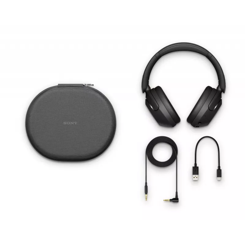 Sony WH-XB910N - Melns, Bezvadu, Zvani/Mūzika, 7 - 25000 Hz, 252 g, Austiņas, Melns