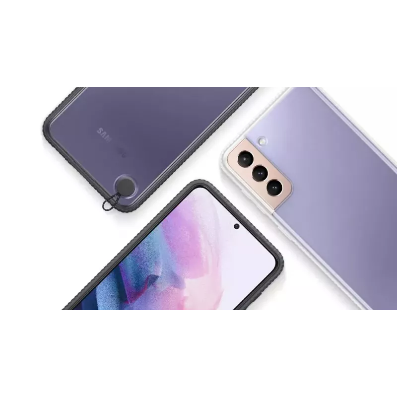 Samsung EF-GG996 mobilā tālruņa vāciņš 17 cm (6.7 collas) Vāciņš Melns, Caurspīdīgs