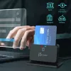 j5create JUR261 USB™ viedkaršu / CAC lasītāja statīvs, USB Type-A/USB Type-C, melns, 95 g