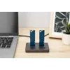 Ārējā NVMe M.2 SSD klonēšanas stacija DIGITUS DA-71545-1, USB 3.1 Gen2 Type-C, atbalsta 2 M.2 diskus, melna
