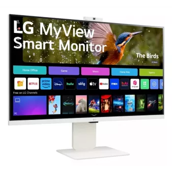 LG MyView Smart datora monitors 80 cm (31,5 collas) 3840 x 2160 pikseļi 4K Ultra HD LCD Balts