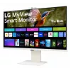LG MyView Smart datora monitors 80 cm (31,5 collas) 3840 x 2160 pikseļi 4K Ultra HD LCD Balts