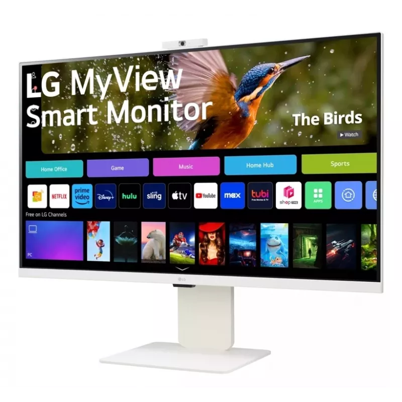 LG MyView Smart datora monitors 80 cm (31,5 collas) 3840 x 2160 pikseļi 4K Ultra HD LCD Balts