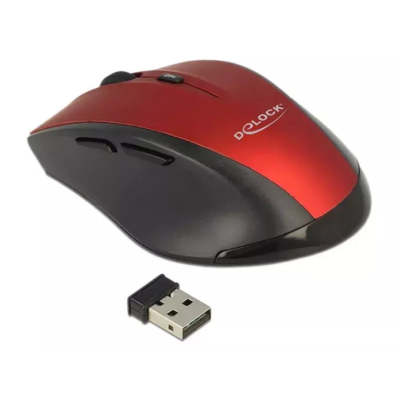 Pele DeLOCK 12493 RF bezvadu optiskā 1600 DPI
