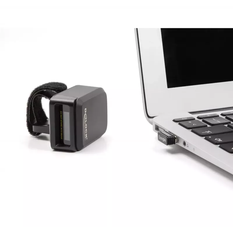 Valkājams svītrkodu skeneris DeLOCK 90607 1D 2D bezvadu Bluetooth