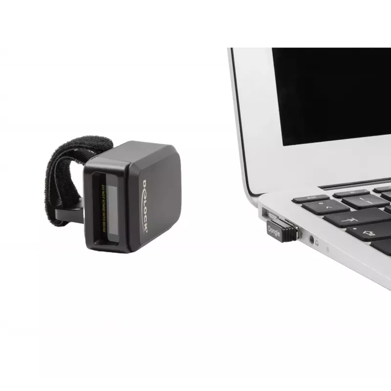 Valkājams svītrkodu skeneris DeLOCK 90610 1D 2D Bezvadu Bluetooth