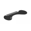 BakkerElkhuizen ErgoSlider+ Underarm Support Asymmetrical, Melns, Dark pelēka, dzeltena, Chipboard, Plastic, Polyurethane (PU), Steel, Clamp attachment, Taiwan, 310 mm, 665 mm