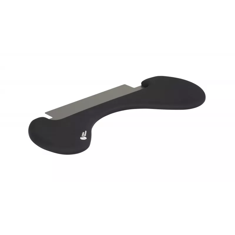 BakkerElkhuizen ErgoSlider+ Underarm Support Asymmetrical, Melns, Dark pelēka, dzeltena, Chipboard, Plastic, Polyurethane (PU), Steel, Clamp attachment, Taiwan, 310 mm, 665 mm