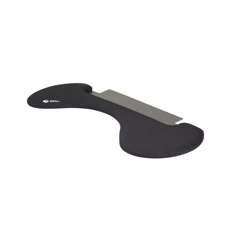BakkerElkhuizen ErgoSlider+ Underarm Support Asymmetrical, Melns, Dark pelēka, dzeltena, Chipboard, Plastic, Polyurethane (PU), Steel, Clamp attachment, Taiwan, 310 mm, 665 mm